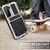 For Samsung Galaxy S22+ 5G R-JUST Metal + Silicone Holder Phone Case(Silver)