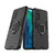 For Huawei Honor V30 Shockproof PC + TPU Protective Case with Magnetic Ring Holder(Black)