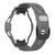 For Samsung Galaxy Watch4 Classic 46mm Carbon Fiber Sport Silicone Integrated Watch Band(Grey)