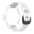 For Samsung Galaxy Watch4 Classic 46mm Carbon Fiber Sport Silicone Integrated Watch Band(White)