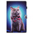 For Huawei MatePad T 10s Sewing Pen Slot Leather Tablet Case(Bow Tie Cat) For Huawei MatePad T 10s Sewing Pen Slot Leather Tablet Case(Bow Tie Cat)