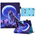 For 10 inch Tablet Sewing Pen Slot Leather Tablet Case(Night Wolf) For 10 inch Tablet Sewing Pen Slot Leather Tablet Case(Night Wolf)