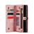 For Samsung Galaxy S22+ 5G CaseMe-008 Detachable Multifunctional Horizontal Flip Leather Case (Pink)