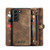 For Samsung Galaxy S22+ 5G CaseMe-008 Detachable Multifunctional Horizontal Flip Leather Case(Brown)