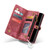 For Samsung Galaxy A13 5G CaseMe-008 Detachable Multifunctional Horizontal Flip Leather Case(Red)