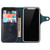 For iPhone X / XS Denior Oil Wax Cowhide Magnetic Button Horizontal Flip Leather Case with Card Slots & Wallet(Dark Blue)