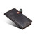 For iPhone 11 Pro Max Denior Oil Wax Cowhide Magnetic Button Horizontal Flip Leather Case with Card Slots & Wallet(Black)