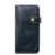 For iPhone 11 Pro Max Denior Oil Wax Cowhide DK Magnetic Button Horizontal Flip Leather Case with Holder & Card Slots & Wallet(Dark Blue)