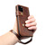 For iPhone 11 Pro Denior Oil Wax Cowhide DK Magnetic Button Horizontal Flip Leather Case with Holder & Card Slots & Wallet(Brown)