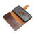 For iPhone 11 Pro Denior Oil Wax Cowhide DK Magnetic Button Horizontal Flip Leather Case with Holder & Card Slots & Wallet(Brown)