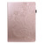 For Lenovo Tab M10 TB-X505L / TB-X505F / TB-X605L / TB-X605F & P10 TB-X705F / TB-X705L Peacock Embossed Pattern TPU + PU Leather Tablet Case(Rose Gold)