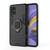 For Galaxy A51 Shockproof PC + TPU Protective Case with Magnetic Ring Holder(Black)
