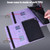 For Lenovo Tab P11 2020 11 inch TB-J606F / TB-J606X Peacock Embossed Pattern TPU + PU Leather Tablet Case(Purple)