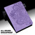 For Lenovo Tab P11 2020 11 inch TB-J606F / TB-J606X Peacock Embossed Pattern TPU + PU Leather Tablet Case(Purple)