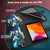 For Amazon Kindle Fire HD 8 2020 3D Painted Pattern Leather Tablet Case(Wolf)