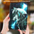 For Amazon Kindle Fire HD 8 2020 3D Painted Pattern Leather Tablet Case(Wolf)