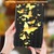 For Amazon Kindle Fire HD 8 2020 3D Painted Pattern Leather Tablet Case(Golden Butterfly)