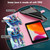 For Amazon Kindle Fire HD 8 2020 3D Painted Pattern Leather Tablet Case(Owl)