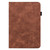 For iPad Pro 11 2022 / 2021 / Air 2020 10.9 Lace Flower Embossing Pattern Leather Tablet Case (Brown)