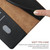 For iPhone 13 mini Genuine Leather Fingerprint-proof Horizontal Flip Phone Case (Black)