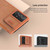 For Samsung Galaxy A73 5G NILLKIN QIN Series Pro Sliding Camera Cover Design Leather Phone Case(Brown)