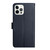 For iPhone 12 Pro Genuine Leather Fingerprint-proof Horizontal Flip Phone Case(Blue)