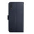 For Samsung Galaxy A01 Genuine Leather Fingerprint-proof Horizontal Flip Phone Case(Blue)