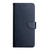 For Samsung Galaxy S20+ Genuine Leather Fingerprint-proof Horizontal Flip Phone Case(Blue)