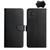For Samsung Galaxy A51 Genuine Leather Fingerprint-proof Horizontal Flip Phone Case(Black)