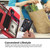 For iPhone 11 Zipper Wallet Card Bag PU Back Case (Red)