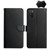 For Samsung Galaxy A02s Genuine Leather Fingerprint-proof Horizontal Flip Phone Case(Black)