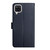 For Samsung Galaxy A22 Genuine Leather Fingerprint-proof Horizontal Flip Phone Case(Blue)