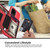 For Samsung Galaxy S20 Zipper Wallet Card Bag PU Back Phone Case(Red)