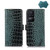 For Xiaomi Redmi K40S Crocodile Top Layer Cowhide Leather Phone Case(Green)