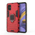 For Galaxy A51 Shockproof PC + TPU Protective Case with Magnetic Ring Holder(Red)