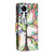 For Infinix Hot 11s/Hot 11T Colored Drawing Pattern Zipper Horizontal Flip Phone Leather Case(Tree)
