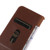For iPhone 13 KHAZNEH Nappa Top Layer Cowhide Leather Phone Case(Brown)