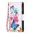For Xiaomi Poco M4 Pro 5G Colored Drawing Pattern Zipper Leather Phone Case(Two Butterflies)