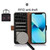 For Samsung Galaxy M53 5G Crocodile Top Layer Cowhide Leather Phone Case(Black)