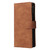 For Samsung Galaxy A33 5G Multifunctional Frosted Zipper Wallet Leather Phone Case(Brown)