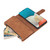 For Samsung Galaxy A53 5G Multifunctional Frosted Zipper Wallet Leather Phone Case(Brown)