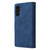 For Samsung Galaxy A13 5G Multifunctional Frosted Zipper Wallet Leather Phone Case(Blue)