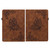 For Amazon Kindle Fire HD 10 2021 / 10 Plus 2021 Butterfly Flower Embossed Leather Tablet Case(Brown)