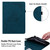 For Amazon Kindle Fire HD 10 2021 / 10 Plus 2021 Butterfly Flower Embossed Leather Tablet Case(Blue)