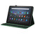 For Amazon Kindle Fire HD 10 2021 / 10 Plus 2021 Butterfly Flower Embossed Leather Tablet Case(Green)