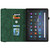 For Amazon Kindle Fire HD 10 2021 / 10 Plus 2021 Butterfly Flower Embossed Leather Tablet Case(Green)