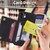 For iPhone 12 mini Zipper Card Holder Phone Case (Black)