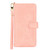 For iPhone XS Max Litchi Texture Zipper Leather Phone Case(Pink)