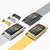 For Fitbit Charge5 Mijobs Stainless Steel Metal Watch Band(Gold)