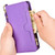 For iPhone XS Max Litchi Texture Zipper Leather Phone Case(Purple)